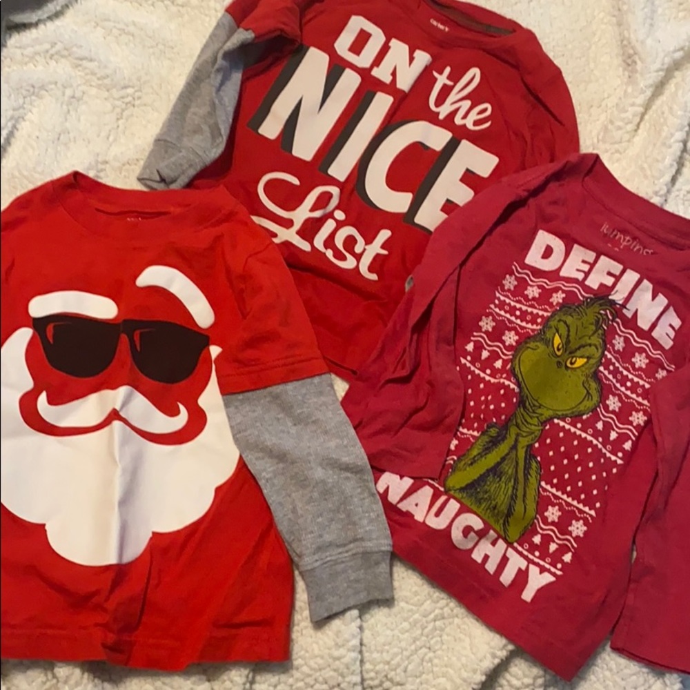 Graphic Christmas shirts size 2t